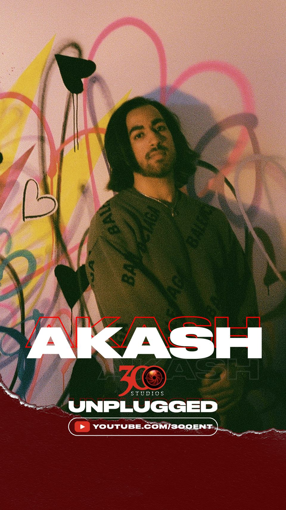 Akash Unplugged campaign key art for 300 Entertainment